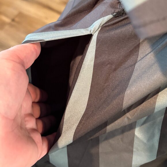 SOLD - BloomChic Striped Dolman Sleeve Pocket Shirred Flutter Wrap Dress  NWT - Picture 5 of 9